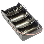 MPD BH4DW Battery Tray 4x D 138x72x29mm High-Quality Robust Holder