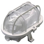 Müller-Licht 20300022 Wet Room Light Oval E-27 IP44 White 1 piece Robust Design
