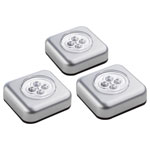 Müller-Licht 400136 Portable Mini Light 3-Piece Set LED Monochrome Silver