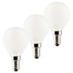 Müller-Licht 400294 LED 3 Pieces Warm White E14 4.2W Retro Teardrop Shape