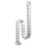My Wall HZ42SL HZ 42 Series Cable Bundle Clip Silver 1 piece NEAT & TIDY