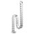 My Wall HZ42SL HZ 42 Series Cable Bundle Clip Silver 1 piece NEAT & TIDY