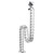 My Wall HZ43SL Cable Bundle Clip Silver Tool-Free Weighted Base