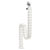 My Wall HZ43WL Cable Bundle Clip White Tool-Free Weighted Base 1piece