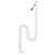 My Wall HZ43WL Cable Bundle Clip White Tool-Free Weighted Base 1piece