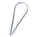 N & L 502STN Dowell Clamp 8-28mm Fastener UV-Proof 100 pc Light Grey