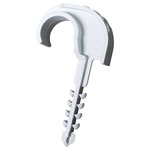 N & L 530STN Single Clamp Fastener 100 pc UV-Proof Light Grey