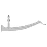 N & L 540STN Clamping bracket 100mm Fastener, Halogen-Free, UV-Proof, 100 pcs