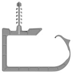 N & L 550ST Holder SH20 Fastener, UV-proof, Halogen-free, 50 pc