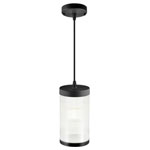 Nordlux 2218053003 Coupar Pendant Light E-27 Black Ribbed Glass Design