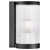 Nordlux 2218061003 Coupar Wall Light E27 Black Ribbed Glass Design