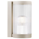 Nordlux 2218061008 Coupar Wall Light Sand E-27 Modern Ribbed Glass