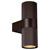 Nordlux 2318051009 Kyklop Ripple Wall Light GU10 Rust Brown Metal