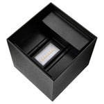 Nordlux 2418331003 Milda Kubi LED Outdoor Wall Light Black 4.9W Uplight