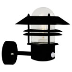 Nordlux 25031003 Blokhus Outdoor Wall Light Upward Shade Sensor Black