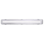 Nordlux 27386101 Works LED Wet Room Light 9W Silver G13 Monochrome
