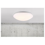 Nordlux 45386501 Ask Outdoor Ceiling Light 18W White IP44 Rated