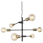 Nordlux 48933003 Josefine Pendant Light Black & Brass E27 Modern Design
