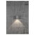 Nordlux 49701010 Canto 2 LED Wall Light 12W Grey Indoor/Outdoor Use