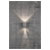 Nordlux 49701010 Canto 2 LED Wall Light 12W Grey Indoor/Outdoor Use