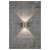 Nordlux 49701035 Canto 2 LED Outdoor Wall Light 12W Brass Up/Down Light