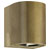 Nordlux 49701035 Canto 2 LED Outdoor Wall Light 12W Brass Up/Down Light