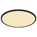 Nordlux 50066103 Oja Ceiling Light Black 38W Dimmable Ultra-flat Design