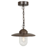 Nordlux 72805009 Luxembourg Outdoor Pendant Light Rust Look Seawater-Resistant