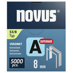 Novus 042-0762 Staple Strip Type 53 5000 pieces, 8x11.3 mm, Fine Wire Clip
