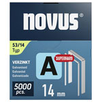 Novus 042-0764 Staple Strip, 5000 pieces, Type 53, 14x11.3mm, Fine Wire Clip
