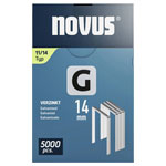 Novus 042-0769 Flat Wire Clip 5000piece 14x10.6mm For Securing Films