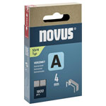 Novus 042-0772 Staple Strips 1800 pieces, 4x11.3mm, for Various Tackers