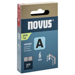 Novus 042-0776 Staple Strip 800 pieces, 6mm x 11.3mm, fits various tackers.