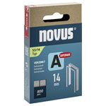 Novus 042-0781 Staple Strip Type 53, 800 pieces, 14x11.3mm, Fine Wire Clip