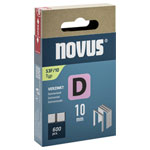 Novus 042-0790 Flat Wire Clips Type 53F 600 pieces for Tackers 10x11.3 mm