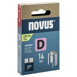 Novus 042-0792 600 pieces Flat Crown Type 53F Clips 14x11.3 mm