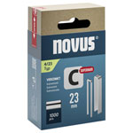 Novus 042-0803 Narrow Crown Staples, 1000 pieces, 23x6.1mm, For Timber