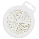 NWS 144-BS-500 Ferrule Set Silver 500 Pieces Various Sizes Non-Insulated