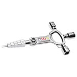 NWS 2005-11-SB Universal Key Zinc Die-Cast For Control Cabinets