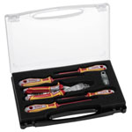 NWS 835-2 Softgrip Screwdriver Set; Ergonomic; Integrated Bit Extension