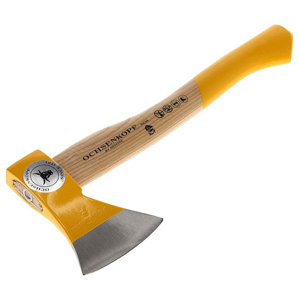 Ochsenkopf 1591649 Hatchet 360mm 600g, Ash Handle, Polished Cuttin...