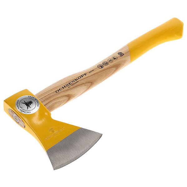 Ochsenkopf 1591657 Hatchet 380mm 0.98kg Ash Wood Handle Polished Edge
