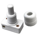 OMEG B2OOSLSLW6LW Switch 250V 1A 2  pole On/Off Latch 22x12.3mm 1piece