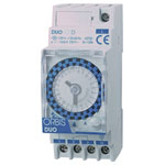 ORBIS OB291032 DUO D Analogue Timer 230V AC DIN Rail Mount