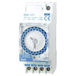 ORBIS OB292032 Duo QRD Timer DIN Rail Analogue 230V AC 1 piece.