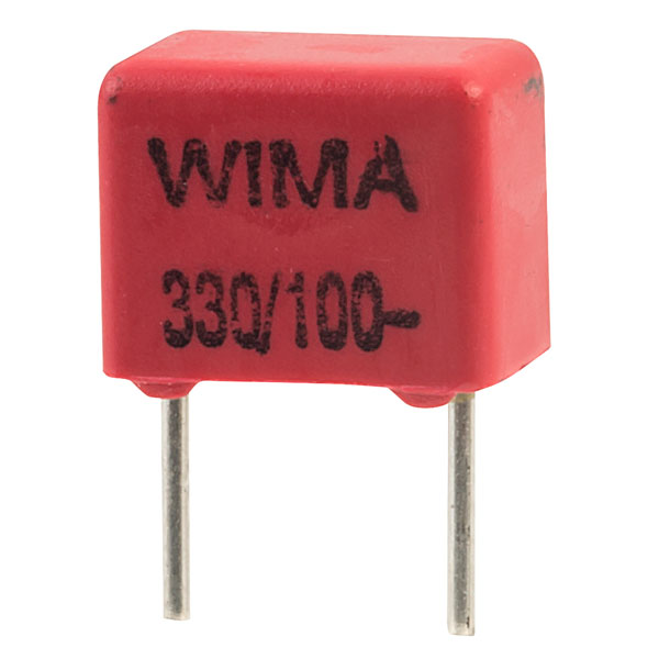Wima FKP2D003301D00KS FKP2 330pF ±10% 100V Radial Polypropylene Ca...
