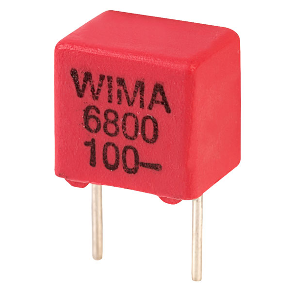 Wima FKP2D016801G00KS FKP2 6800pF ±10% 100V Radial Polypropylene C...
