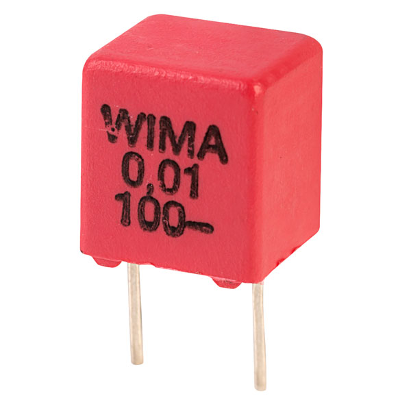 10 condensateurs Wima FKP2 100pF 100V 5% 