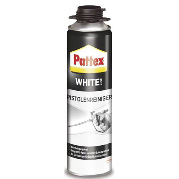 Pattex PUSR2 White Line Glue Gun Cleaner 500ml Cleans PU Foam