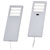 Paul Neuhaus 1121-95-2 HELENA LED Plinth Light 2piece Set Warm White Aluminium